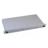 Patch panel 1U EFB Elektronik B71006.12OM4 — conectores de fibra ótica ST, metal, 483×44,5×244 mm