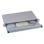 Patch panel 1U EFB Elektronik B71006.12OM4 — conectores de fibra ótica ST, metal, 483×44,5×244 mm