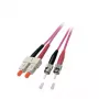 Cabo de fibra ótica EFB Elektronik O0347.5 5 m ST SC violeta