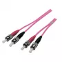 Cabo de fibra ótica EFB Elektronik O0348.1 1 m ST violeta