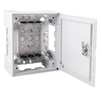 Caixa elétrica EFB Elektronik 46025.4 cinzento largura 140 mm profundidade 76 mm altura 170 mm