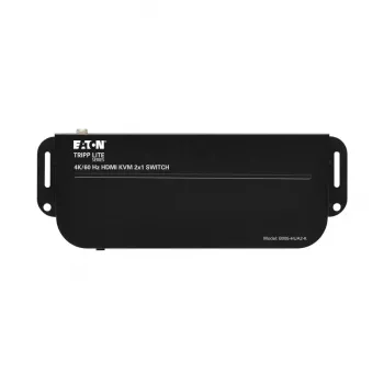 Comutador KVM 2 portas HDMI/USB Tripp Lite B005-HUA2-K — 4K 60 Hz, HDR, HDCP 2.2, IR, partilha USB, cabo de 1,2 m