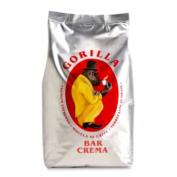 Grãos de café Gorilla Espresso Bar Crema 1 kg – blend de espresso da marca Gorilla
