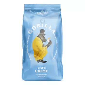Grãos de café Gorilla Joerges Café Creme 1 kg – torra clara, grão inteiro