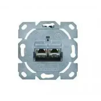 Tomada de rede 2 x RJ-45 Telegärtner J00020A0510