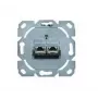 Tomada de rede 2 x RJ-45 Telegärtner J00020A0510