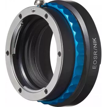 Adaptador de objetiva Novoflex para objetivas Nikon F em câmaras Canon EOS R (modelo EOSR/NIK)
