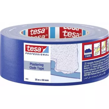 Fita de pano de limpeza Tesa 04363 25 m x 31 mm azul