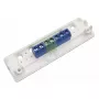 ABUS Security Center VT5001W Distribuidor de parafusos de montagem saliente, 5 polos, branco