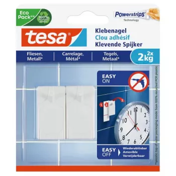 Crochet interior universal Tesa 77762-00000-01 – branco, pack de 2