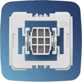 Adaptador para interruptor de luz Gira nova geração eQ-3 Homematic IP — botões, sem fios, branco plástico, 55×21×51 mm