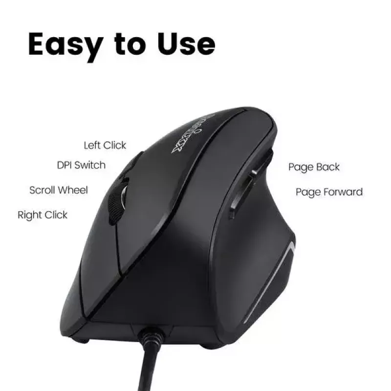 Perixx 11534 destro USB Type-A ótico 1600 DPI