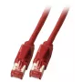 Cabo de rede EFB Elektronik K8708RT.5 RJ-45 Cat6a 5 m vermelho