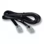 Cabo telefónico EFB Elektronik K2406SW.6 6 m preto