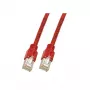 Cabo de rede EFB Elektronik K8012.3 RJ-45 Cat5e 3 m vermelho