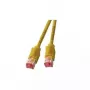 Cabo de rede EFB Elektronik RJ45 S/FTP Cat6a RJ-45 SF/UTP 7,5 m amarelo
