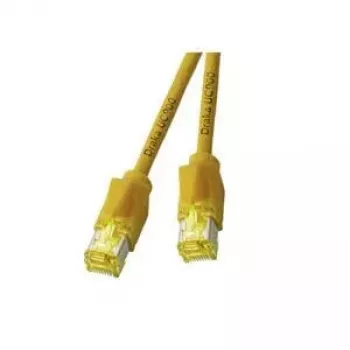 Cabo de rede EFB Elektronik RJ45 S/STP Cat6a 1 m amarelo