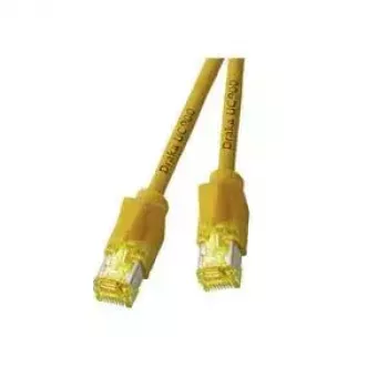Cabo de rede EFB Elektronik RJ45 S/STP Cat6a 2 m amarelo