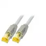 Cabo de rede EFB Elektronik 7,5 m Cat6a RJ-45 S/FTP cinzento
