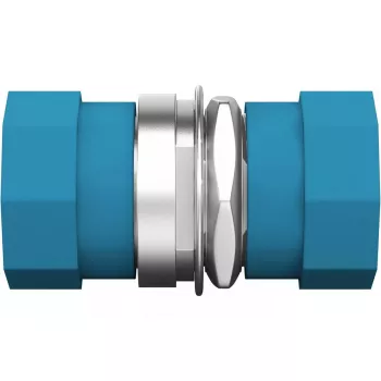 Adaptador de fibra ótica EFB Elektronik 53344.3 FC/PC azul metálico