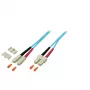 Cabo de fibra ótica EFB Elektronik O7413.7,5 7,5 m SC turquesa