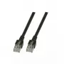 Cabo de rede EFB Elektronik Cat5e RJ-45 10 m preto
