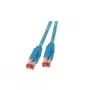 Cabo de rede EFB Elektronik K8054.30 RJ-45 Cat6a 30 m azul