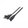 Cabo de alimentação EFB Elektronik EK496.1,8 preto 1,8 m