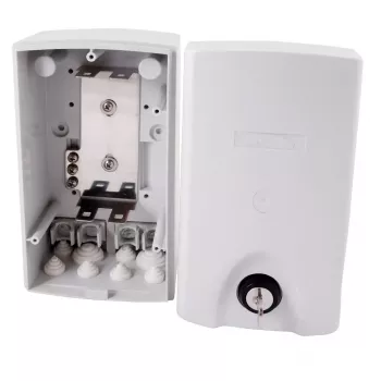 Caixa elétrica EFB Elektronik 46049.1 cinzento largura 103 mm profundidade 90 mm altura 185 mm