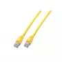 Cabo de rede EFB Elektronik 3m Cat6 RJ-45 U/UTP amarelo