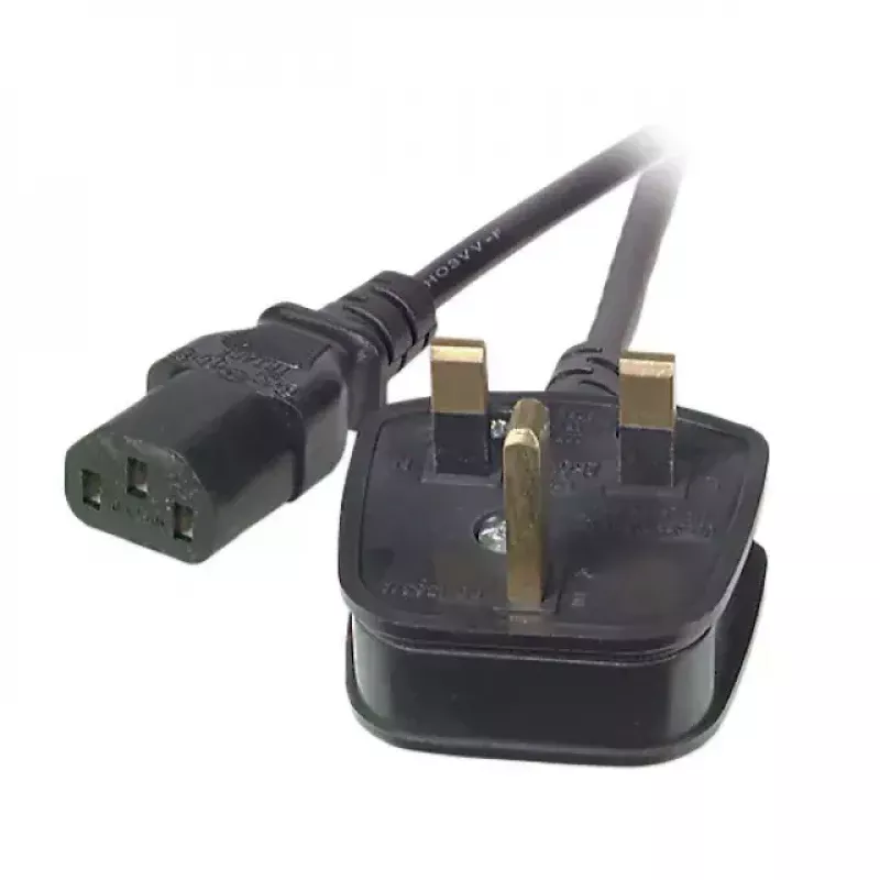 Cabo de alimentação EFB Elektronik EK500.3 3 m ficha de rede tipo G conector fêmea C13