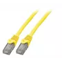 Cabo de rede EFB Elektronik K8104GE.0,5 RJ-45 Cat6 0,5 m amarelo