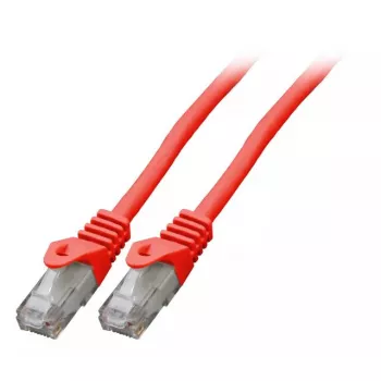 Cabo de rede EFB Elektronik K8104RT.0,5 RJ-45 Cat6 0,5 m vermelho