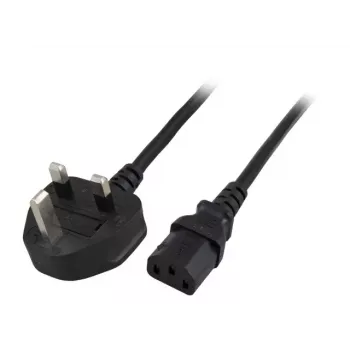 Cabo de alimentação EFB Elektronik EK484.2 preto 2 m