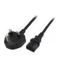 Cabo de alimentação EFB Elektronik EK484.2 preto 2 m