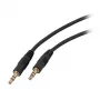 Cabo de áudio EFB Elektronik K5813SW.10 10 m 3,5 mm preto