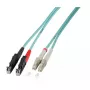Cabo de fibra ótica EFB Elektronik O0341.3 3 m 2x LC 2x E-2000 (LSH)