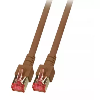 Cabo de rede EFB Elektronik K5517.0,25 RJ-45 Cat6 0,25 m castanho