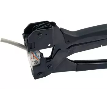 Alicate de cravar EFB Elektronik EHT-040 — alicate de cravar para cabos, ferramenta manual, preto