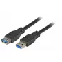 Cabo USB EFB Elektronik K5237.1 USB 3.2 Gen 1 1 m preto