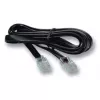 Cabo de sinal EFB Elektronik K2402SW.3, 3 m, ficha RJ-10 macho–macho, preto