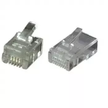 Ficha RJ45 UTP EFB Elektronik E-MO 8/8 SF transparente
