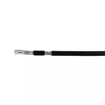 Cabo de rede EFB Elektronik Cat7 S/FTP (S-STP) 100 m preto