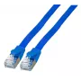 Cabo de rede EFB Elektronik K5545BL.5 RJ-45 Cat6a 5 m azul