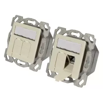 Tomada 2 x RJ-45 EFB Elektronik ET-25133.1V1