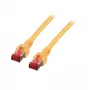 Cabo de rede EFB Elektronik K5511.40 Cat6 S/FTP (S-STP) 40 m amarelo RJ-45