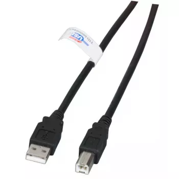 Cabo USB EFB Elektronik K5203.1,8 1,8 m USB A USB B preto