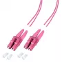 Cabo de fibra ótica EFB Elektronik O0319.3-1.2 3 m 2x LC violeta