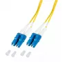 Cabo de fibra ótica EFB Elektronik O0350.1-1.2 1 m 2x LC amarelo