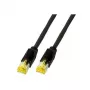 Cabo de rede EFB Elektronik K3130.3 RJ-45 Cat6a 3 m preto